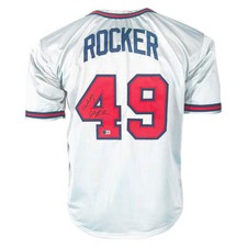 Camiseta de beisebol cinza Atlanta assinada por John Rocker F*** inscrição NY (Beckett) comprar usado  Enviando para Brazil