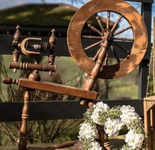 Wooden spinning wheel for sale  POULTON-LE-FYLDE