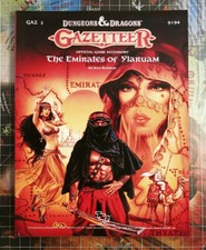 GAZ2 The Emirates of Ylaruam - Dungeons & Dragons - Gazetteer - D&D - AD&D na sprzedaż  Wysyłka do Poland