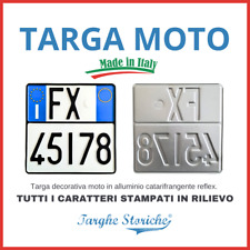 Replica targa moto usato  Italia