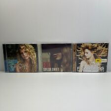 Pacote de CD x3 auto-intitulado Taylor Swift edição platina vermelha e destemida (disco muito bom estado) comprar usado  Enviando para Brazil
