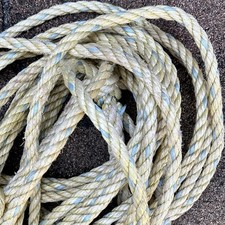 45' Maine Weathered Lagosta Barco Armadilha Bóia Amarelo Corda Azul 3/8" Reciclagem Náutica comprar usado 45' Maine Weathered Lagosta Barco Armadilha Bóia Amarelo Corda Azul 3/8" Reciclagem Náutica comprar usado  Enviando para Brazil