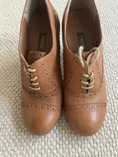 Ladies tan heeled for sale  LONDON