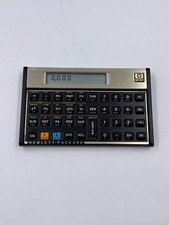Vintage HP Calculator Hewlett Packard 12C Gold Financial Office w/Case Working comprar usado  Enviando para Brazil