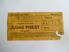 Konzertkarte judas priest gebraucht kaufen  München