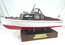1943 Chris Craft 26 pés Deluxe Cruiser modelo barco iate 17" de comprimento com base personalizada comprar usado  Enviando para Brazil