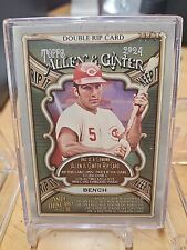 2024 TOPPS ALLEN & GINTER DOUBLE RIP #DRIP-BV JOHNNY BENCH JOEY VOTTO 23/25 VERMELHO comprar usado  Enviando para Brazil