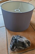 Lampenschirm graublau zylinder gebraucht kaufen  Bergholz-Rehbrücke