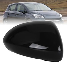 Tampa espelhada lateral direita do motorista para Vauxhall Corsa D E 2006-2019 preta brilhante comprar usado  Enviando para Brazil
