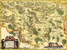 Reproduction carte ancienne d'occasion  Aulnoye-Aymeries