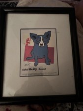 Signed blue dog for sale  Troy