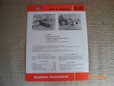 Advertising brochure massey d'occasion  Expédié en Belgium