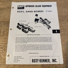 Massey ferguson roxy for sale  Mount Holly Springs