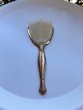 Pincel de vaidade vintage portátil tom dourado com flores comprar usado Pincel de vaidade vintage portátil tom dourado com flores comprar usado  Enviando para Brazil