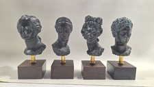 Giannelli bronze busts d'occasion  Expédié en Belgium