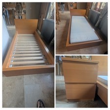 Lit matelas chevet d'occasion  Pont-sur-Yonne