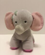 Juguete de peluche musical en movimiento Carters Child of Mine elefante rosa centelleante pequeña estrella segunda mano  Embacar hacia Argentina