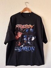 Camisa de terror Sergio Calabasas Freddy Krueger vs Jason Voorhees Halloween tamanho XL comprar usado  Enviando para Brazil