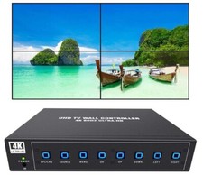 Usado, Controlador de parede de vídeo UHD 4K 2x2 1x4 1x3 max 4K60 entradas HDMI DP para 4 emendas de TV comprar usado  Enviando para Brazil
