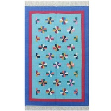 Usado, Indian Handmade Oriental Small Carpet 2.5x4 ft Cotton Flatwoven Washable Rug comprar usado Usado, Indian Handmade Oriental Small Carpet 2.5x4 ft Cotton Flatwoven Washable Rug comprar usado  Enviando para Brazil