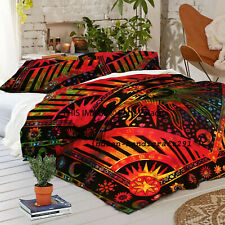 Juego de cama de algodón mandala tamaño King para cama hippie gitana india edredón funda edredón segunda mano  Embacar hacia Mexico