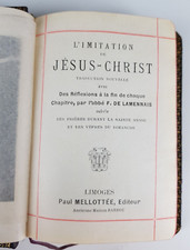 Livre imitation jesus d'occasion  Trévoux
