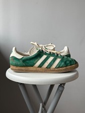 Vintage 1992 Adidas Gazelle OG zielone zamszowe trampki buty rozmiar US 9.5 rzadkie na sprzedaż  PL
