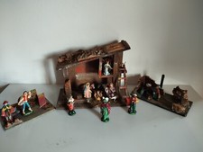 Presepe legno fatto usato  San Giuseppe Jato