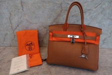 HERMES Birkin 30 Togo Togo Torebka Złota Kwadrat K (2007) na sprzedaż  Wysyłka do Poland