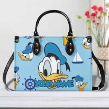 Bolsa de mão de couro Disney Pato Donald, bolsa de ombro personalizada desenho animado comprar usado  Enviando para Brazil