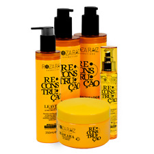 Kit brasileño reconstrucción tratamiento capilar 5 productos marca Roza Raiz segunda mano  Embacar hacia Mexico