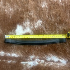 Black leather padded for sale  CHURCH STRETTON