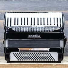 Acordeão de piano preto Guerrini Camillo Maestro 120 baixos 41 teclas com estojo #265121 comprar usado  Enviando para Brazil