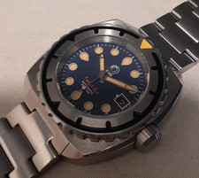 ESOTÉRICO BATHYAL AZUL AZUL 600M MERGULHADOR AUTOMÁTICO, MIYOTA 9015, CRISTAL DE SAFIRA, usado comprar usado  Enviando para Brazil