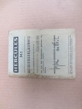 Betriebserlaubnis hercules mof gebraucht kaufen  Kleinkahl