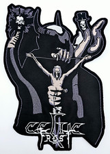 CELTIC FROST TO MEGA THERION SHAPED BORDER BORDADO BACKPATCH comprar usado  Enviando para Brazil