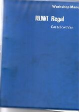 Reliant regal car for sale  WASHINGTON