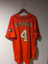 Camiseta laranja Houston Astros World Series 2017 MLB beisebol Springer tamanho 52 comprar usado  Enviando para Brazil