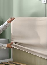Beige canvas headboard for sale  Brooklyn