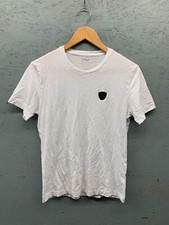Usado, Camiseta masculina Emporio Armani tamanho S branca gráfica manga curta logotipo camiseta comprar usado  Enviando para Brazil