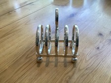 Silver toast rack for sale  SEVENOAKS