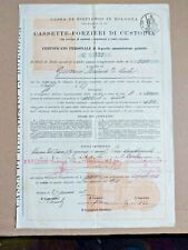 Documenti 1920 cassa usato  Bazzano