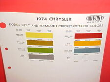 1974 plymouth cricket for sale  Fort Wayne