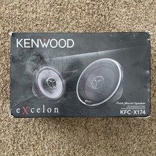 NOVO Kenwood KFC-X174 6.5" eXcelon 2-Way Alto-falantes Coaxiais de Áudio de Carro (PAR) 6-1/2" comprar usado  Enviando para Brazil