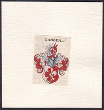 Langen wappen coat gebraucht kaufen  Seubersdorf