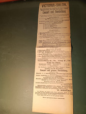 1871 dez. DRESDEN programm + Speisekarte VARIETÉ VICTORIA SALON comprar usado  Enviando para Brazil