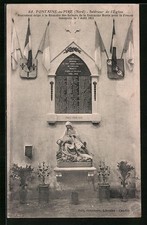 Old postcard fontaine d'occasion  Expédié en Belgium