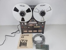 Tascam Tipo 34 1/4"" Carretel a Carretel Gravador-Novos Cintos-Novo Rolo Pich com Controle Remoto comprar usado  Enviando para Brazil