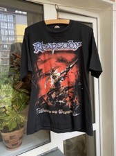 Camiseta unissex vintage Rhapsody of Fire Dawn of Victory reimpressão P-5XL KH13070 comprar usado  Enviando para Brazil