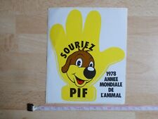 Autocollant souriez 1978 d'occasion  Toulon-